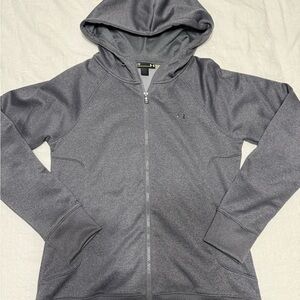 Under Armour Women's Charcoal Full-Zip Hoodie